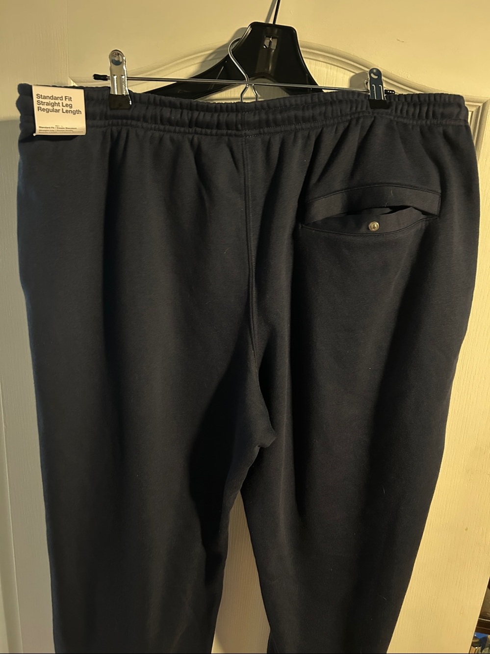 Nike Navy Standard Fit Straight Leg Reg Length Jogger Pants XL - Picture 11 of 11